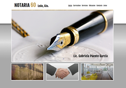 Sitio web de Notaría Pública 60 de León